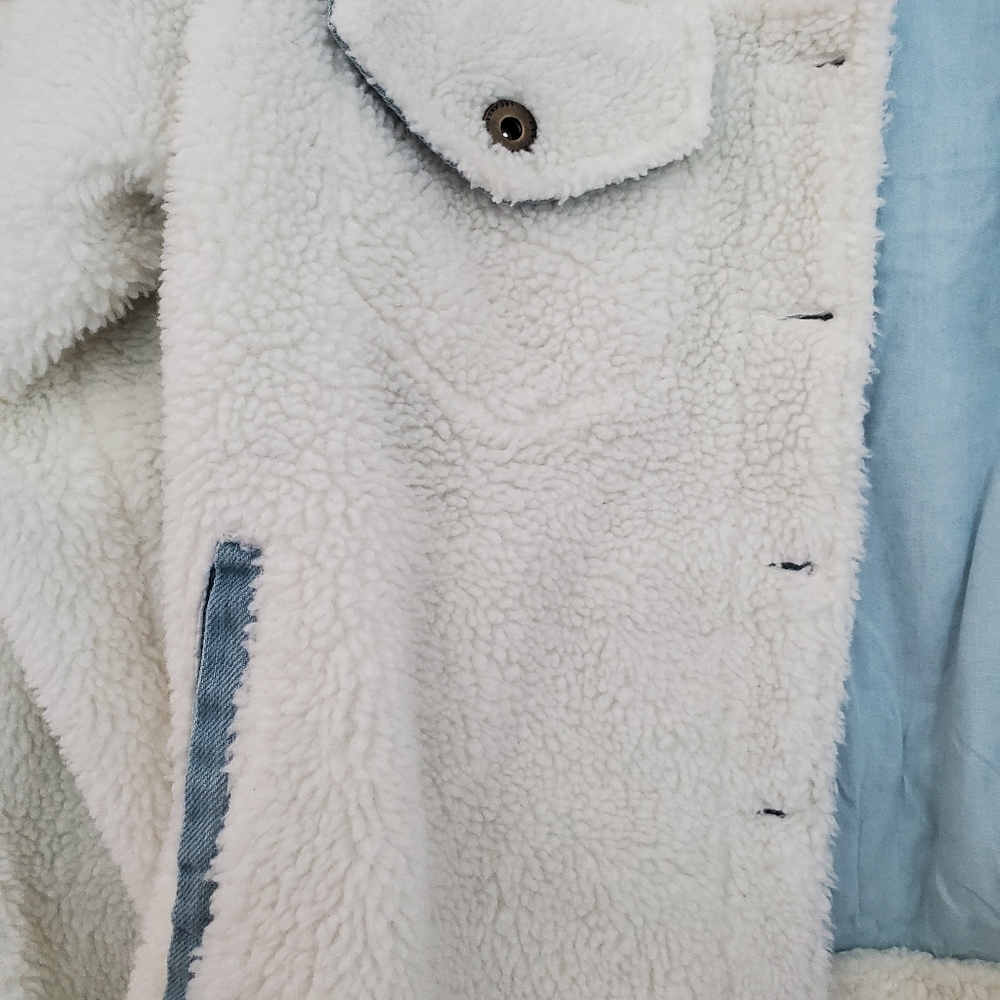 Fuzzy Bomber Jacket - Picture 3 of 5